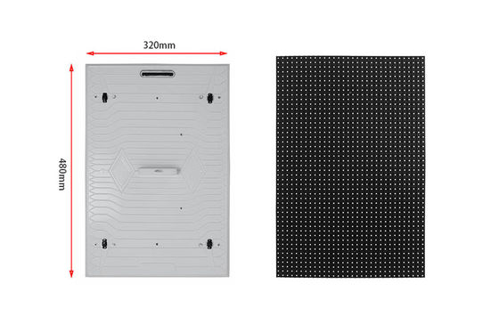 Affichage à LED de l'oeil nu 3D, affichage mené polychrome extérieur P5.7