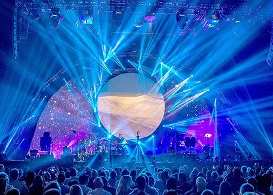 Affichage mené rond de P1.875 P1.538 P2, 750cd/m2 a mené l'affichage de la publicité