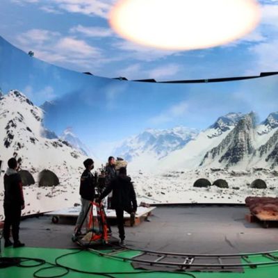 Affichage mené par XR 3D Immersive, mur mené par production virtuelle de film