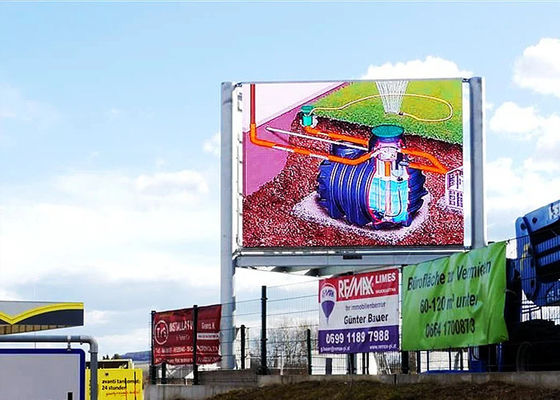 P10mm extérieur a fixé l'affichage à LED en aluminium imperméable de Cabinet de l'installation 800x1200mm pour l'affichage mené par rue extérieure