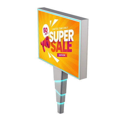 Facile à installer 8000nits IP65 p6 acier extérieur LED panneaux d'affichage numériques