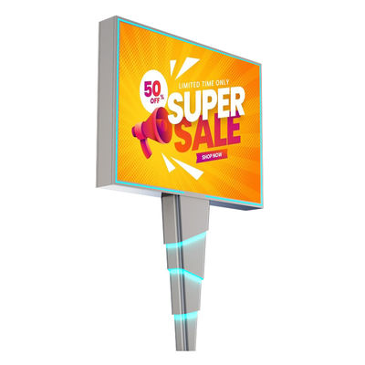 Facile à installer 8000nits IP65 p6 acier extérieur LED panneaux d'affichage numériques