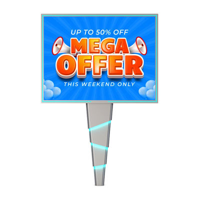 Installation facile 8 000 nits IP65 p6 panneau d'affichage en acier à LED publicité extérieure