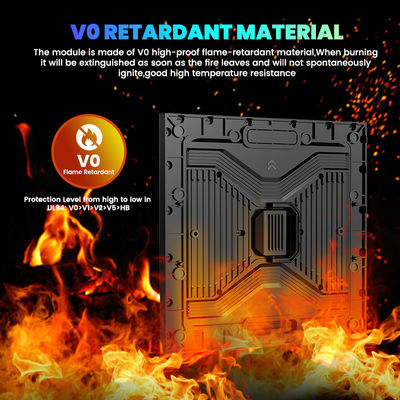 Couleur complète 7680hz imperméable à l'eau 500x500 p1.56 p3.91 p2.6 p2.97 p2.604 p2.976 affichage à LED de la scène vidéo murale