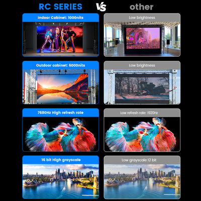 P3.91 Événements imperméables à l'eau Location visuelle Affichage d'écran LED Concert Affichage de musique Mariage Salle électrique Scène arrière-plan