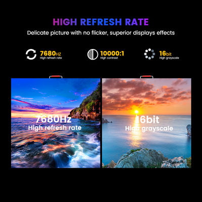 Écran LED publicitaire P6.67 Écran LED extérieur en couleur complète 8000cd/m2 960*960mm