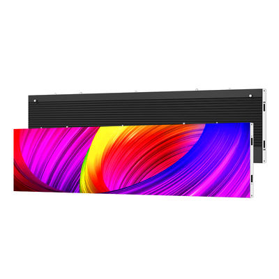 Écran LED intérieur en aluminium P1.56 P1.95 P2.5 P2.6 P2.9 P3.91, 500x250/750x250/1000x250 mm pour les expositions et les expositions au détail