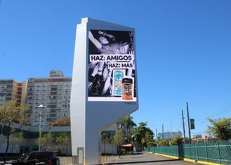 Côté polychrome extérieur de route d'affichage à LED d'IP67 P16 Avec l'économie d'énergie contrastée