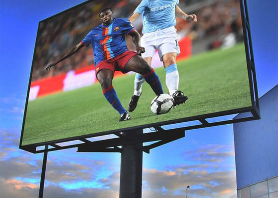 La puissance faible polychrome extérieure d'affichage à LED de 1R1G1B P8mm Imperméabilisent 100000 heures