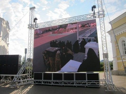 La vidéo menée d'intérieur imperméable d'écran du loyer LED d'intense luminosité mure RVB SMD 3 dans 1