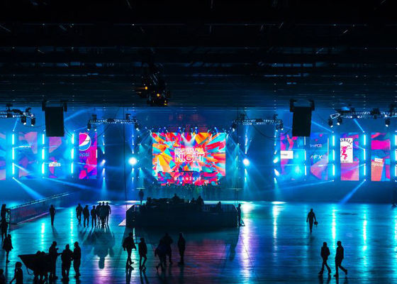 Écran polychrome de location de la location LED de l'affichage à LED d'étape de la haute définition P4 3 In1 SMD