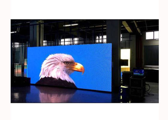 Éclat polychrome d'intérieur de blancheur de lentes de l'affichage à LED du noir P6 de SMD 900 - 1500