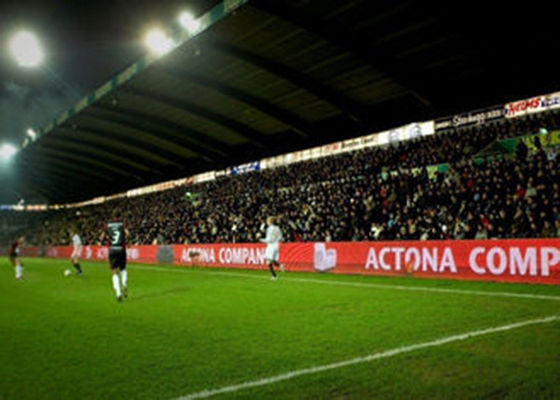 Affichage à LED de publicité mené extérieur de périmètre de sport d'écrans de P12 P16 polychrome