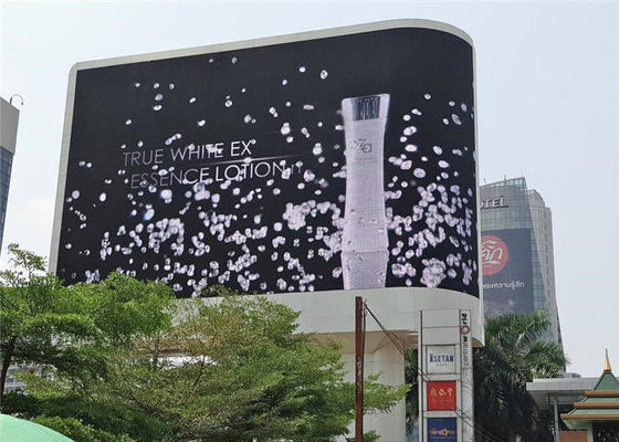 DIP346 P10 a courbé le DOS polychrome de l'écran 10000 de publicité extérieure d'écran de LED/Sqm