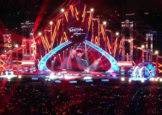 Lancement de location de pixel de l'affichage à LED D'étape d'intérieur 6mm taille de module de 192mm x de 192mm