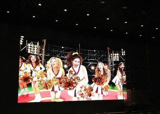 Mur visuel d'intérieur polychrome du signe orienté vers le service avant LED de P3 SMD imperméable