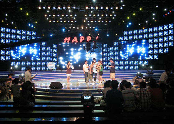 Niveau gris de la fonction LED de l'écran P3.91 1000 de lentes de bits visuels d'intérieur multi de l'éclat 16