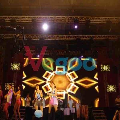 Affichage à LED polychrome d'intérieur 2000nits de P4 IP31 400w