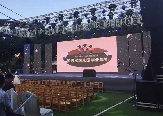 Module mené extérieur de pixel polychrome de 6000nits SMD2121 6mm