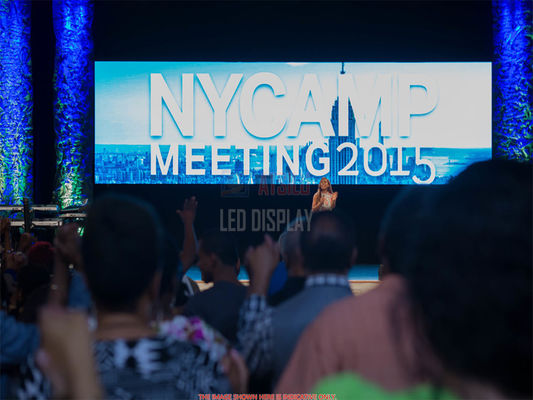 Affichage à LED de location d'intérieur public P3.91 de l'événement SMD2020 840nits