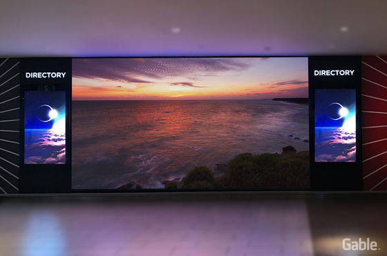 Cabinet en acier mené polychrome de fer du panneau d'affichage 290W/m2 de 5500cd/m2 P10