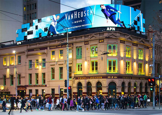 mur extérieur 32x32dots de 5500cd/m2 P6 SMD3535 LED Advesiting