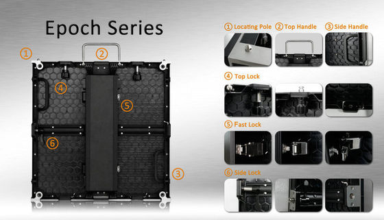 Affichage à LED de location 500*1000mm de 280W/M2 P3.91 1200nits