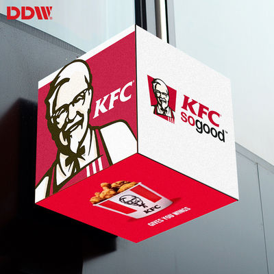 La publicité imperméable extérieure a mené l'écran de cube, affichage de cube mené par pixel P2.5