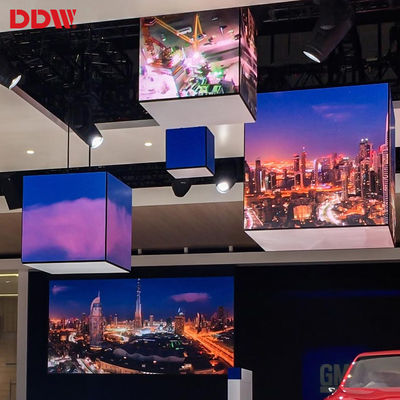 Cube magique mené par P2.5mm fait sur commande d'intérieur, affichage visuel de cube mené par écran