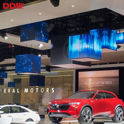 Cube magique mené par P2.5mm fait sur commande d'intérieur, affichage visuel de cube mené par écran