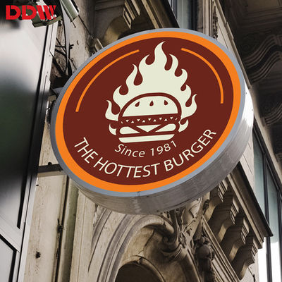 Signe rond extérieur de P4.68 LED, affichage mené circulaire de logo