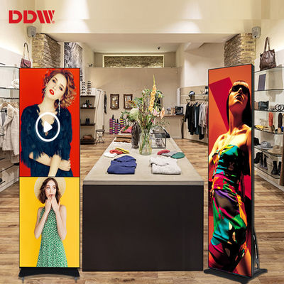 P1.75 P2 P2.5 portatif ultra mince d'intérieur d'écran de miroir de la publicité visuelle de Digital LED