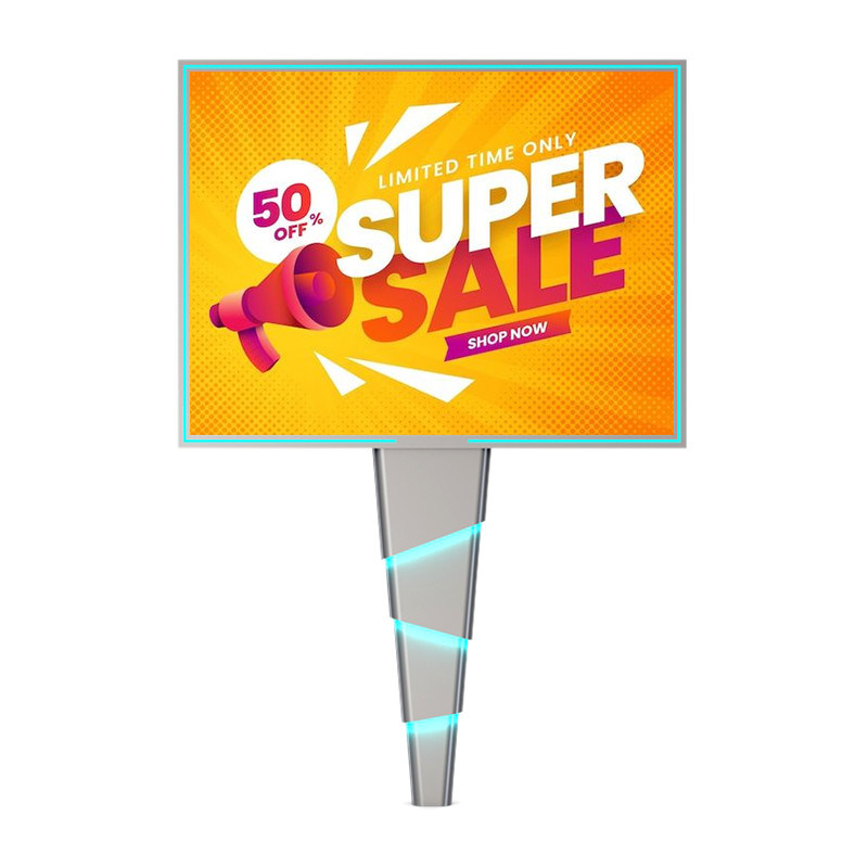 Facile à installer 8000nits IP65 p6 acier extérieur LED panneaux d'affichage numériques