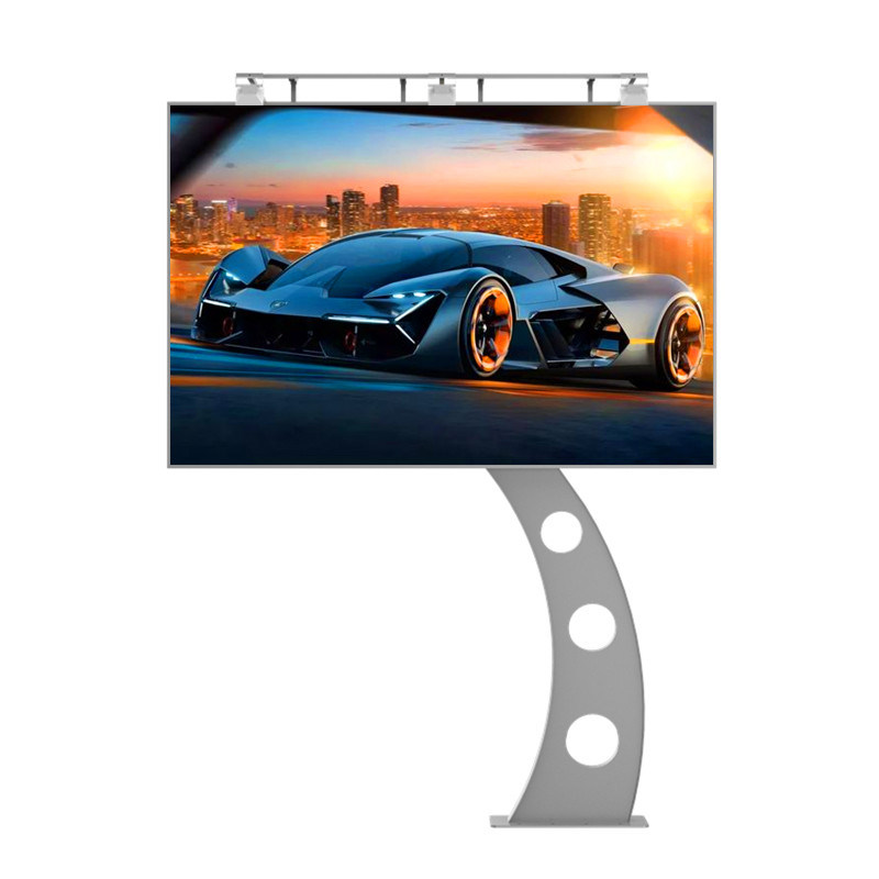 IP65 imperméable à l'eau p6 8000nits en acier écran publicitaire numérique en extérieur panneau d'affichage LED